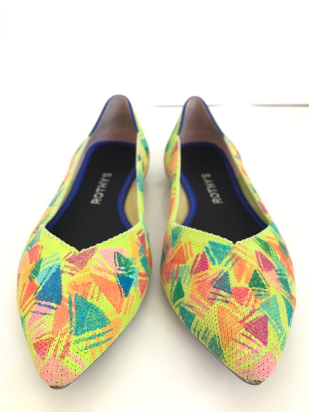 ROTHY’S Custom Colorful The Point Women’s Pointed Toe Flat Size 8.5 - Picture 5 of 16